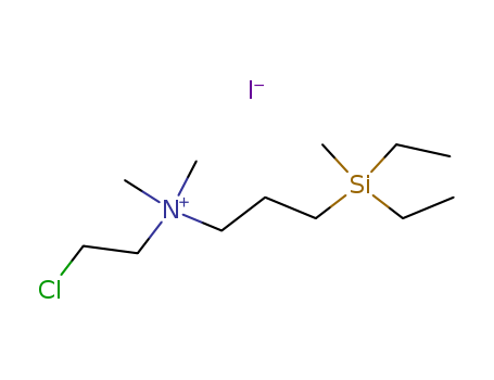 84584-76-9,N-(2-chloroethyl)-3-[diethyl(methyl)silyl]-N,N-dimethylpropan-1-aminium iodide,