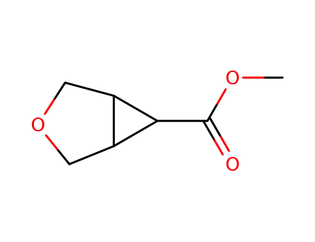 Molecular Structure of 89921-53-9 (3-Oxabicyclo[3.1.0]hexane-6-carboxylicacid,methylester(7CI))