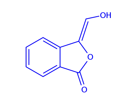 Molecular Structure of 89968-15-0 (1(3H)-Isobenzofuranone,3-(hydroxymethylene)-(9CI))