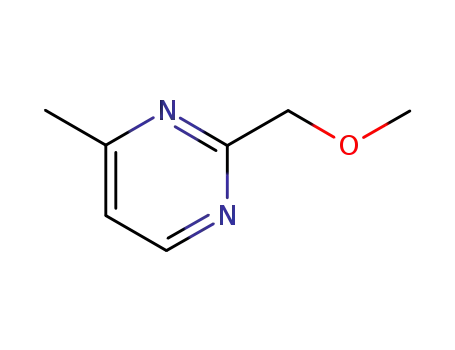 Molecular Structure of 89966-95-0 (Pyrimidine, 2-(methoxymethyl)-4-methyl- (9CI))