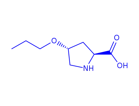 Molecular Structure of 845658-56-2 (L-Proline, 4-propoxy-, (4S)- (9CI))