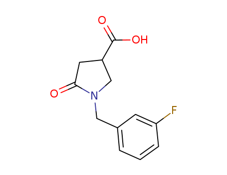 1-(3-Fluorobenzyl)-5-oxo-pyrrolidine-3-carboxylic acid