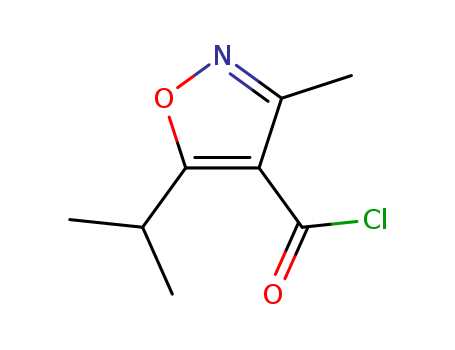 4-ISOXAZOLECARBONYL CHLORIDE,3-METHYL-5-(ISOPROPYL)-CAS