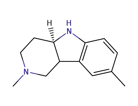 Molecular Structure of 85202-17-1 (1,2,3,4,4A,9A-HEXAHYDRO-3,6-DIMETHYL-9H-PYRIDO[4,3-B]INDOLE, DIHYDROCHLORIDE)