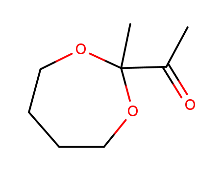 Ketone, methyl 2-methyl-1,3-dioxepan-2-yl (7CI)