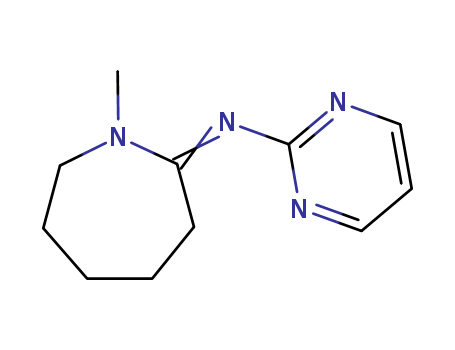 84859-01-8,N-[(2E)-1-methylazepan-2-ylidene]pyrimidin-2-amine,