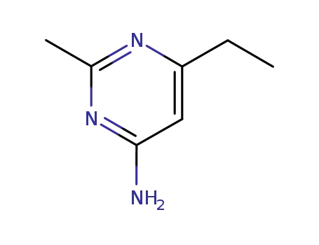 Molecular Structure of 90008-43-8 (Pyrimidine, 4-amino-6-ethyl-2-methyl- (7CI))