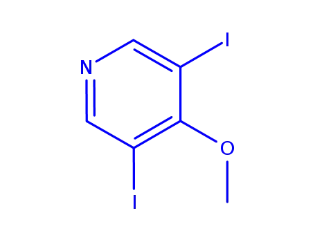 Molecular Structure of 849359-56-4 (3,5-diiodo-4-methoxypyridine)