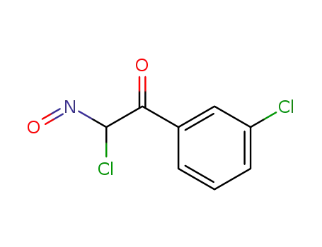 Molecular Structure of 89978-14-3 (Acetophenone, 2,3-dichloro-2-nitroso- (7CI))