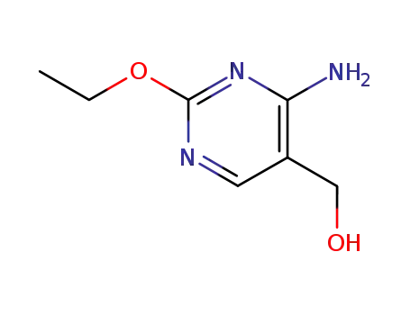 Molecular Structure of 90008-65-4 ((4-amino-2-ethoxypyrimidin-5-yl)methanol)