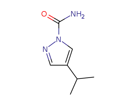 Molecular Structure of 90008-48-3 (Pyrazole-1-carboxamide, 4-isopropyl- (6CI,7CI))