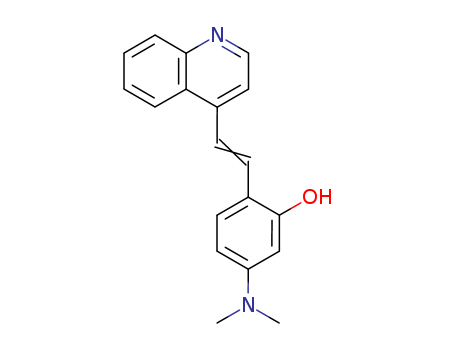 Phenol,5-(dimethylamino)-2-[2-(4-quinolinyl)ethenyl]- cas  899-82-1