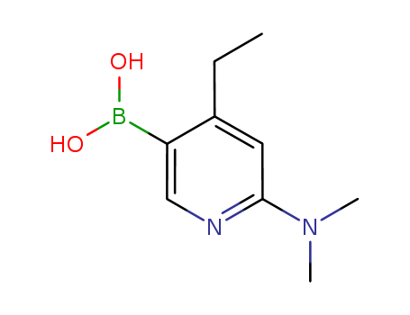 6-(diMethylaMino)-4-ethylpyridin-3-ylboronic acid