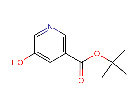 Molecular Structure of 847943-53-7 (TERT-BUTYL 5-HYDROXYNICOTINATE)