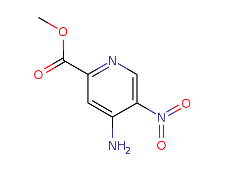 Molecular Structure of 850544-21-7 (Methyl 4-amino-5-nitro-2-pyridinecarboxylate)