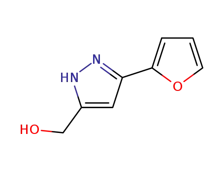 Molecular Structure of 84978-67-6 ([5-(2-FURYL)-1H-PYRAZOL-3-YL]METHANOL)