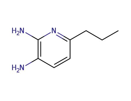 Molecular Structure of 90088-74-7 (Pyridine,  2,3-diamino-6-propyl-  (7CI))