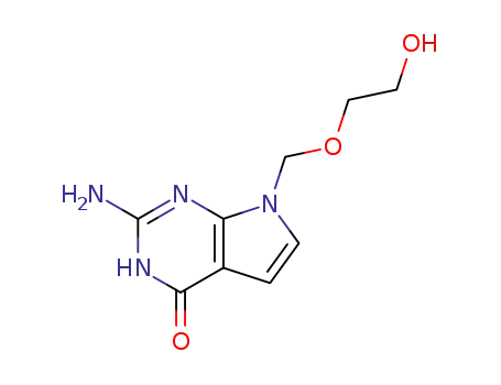 2-amino-7-[(2-hydroxyethoxy)methyl]-1,7-dihydro-4H-pyrrolo[2,3-d]pyrimidin-4-one
