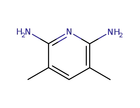 Molecular Structure of 90008-32-5 (3,5-diMethylpyridine-2,6-diaMine)