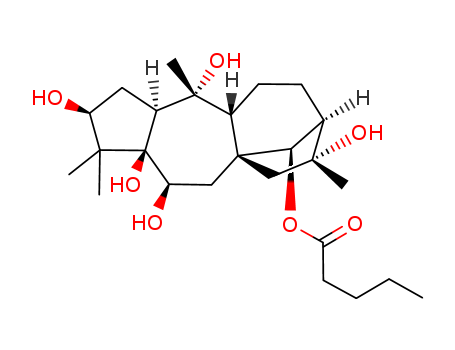 84849-10-5,Grayanotoxane-3,5,6,10,14,16-hexol, 14-pentanoate, (3-beta,6-beta,14R) -,