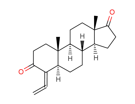 Molecular Structure of 84958-35-0 (4-Ethenylidene-5alpha-androstane-3,17-dione)
