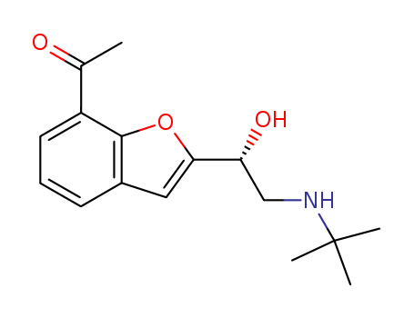 Ethanone,1-[2-[(1R)-2-[(1,1-dimethylethyl)amino]-1-hydroxyethyl]-7-benzofuranyl]-