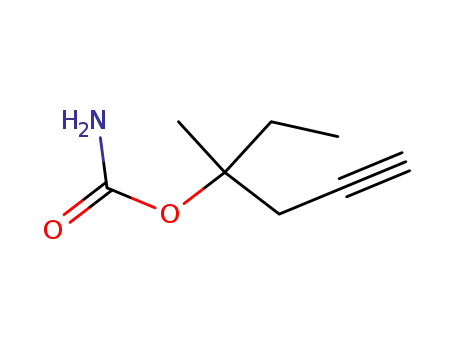 Molecular Structure of 90087-57-3 (Carbamic acid, 1-ethyl-1-methyl-3-butynyl ester (6CI,7CI))