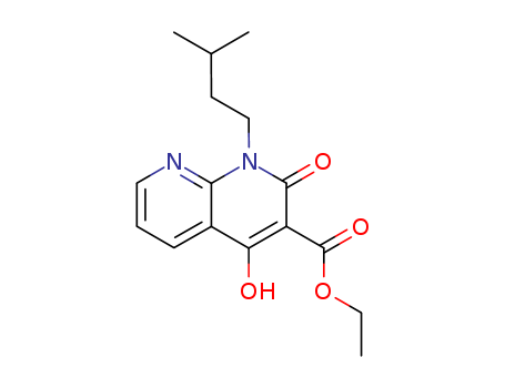 Ethyl 4-hydroxy-1-isopentyl-2-oxo-1,2-dihydro-1,8-naphthyridine-3-carboxylate