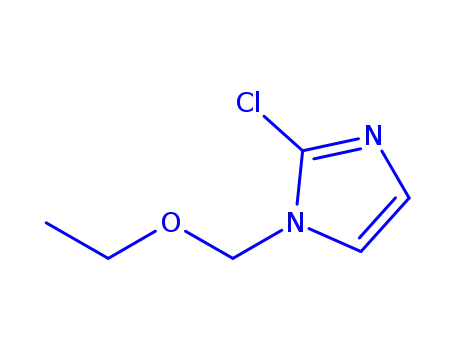 Molecular Structure of 850429-55-9 (2-CHLORO-1-ETHOXYMETHYLIMIDAZOLE)