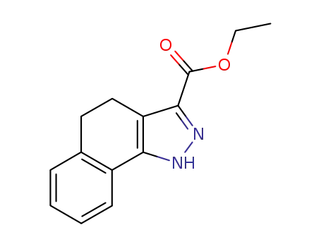 Molecular Structure of 29984-86-9 (1H-Benz[g]indazole-3-carboxylic acid, 4,5-dihydro-, ethyl ester)