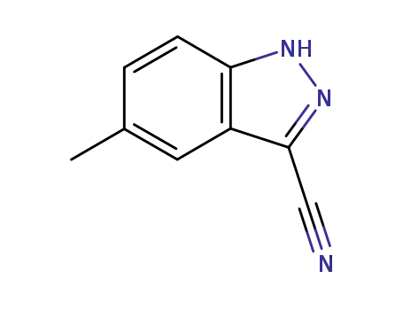 Molecular Structure of 90322-83-1 (5-methyl-1H-indazole-3-carbonitrile)