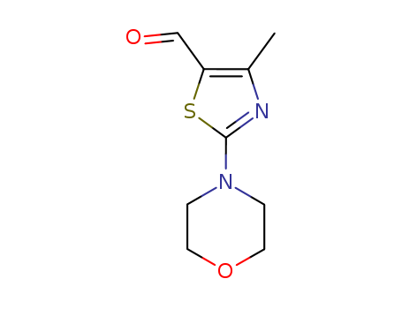 5-Thiazolecarboxaldehyde,4-methyl-2-(4-morpholinyl)-