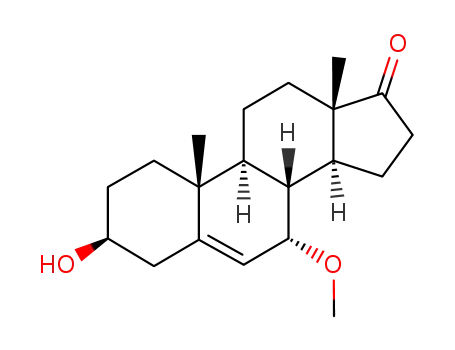 Molecular Structure of 901-62-2 (Androst-5-en-17-one, 3-hydroxy-7-methoxy-, (3beta,7alpha)- (9CI))