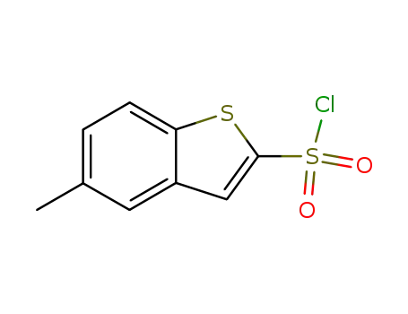 Molecular Structure of 90273-30-6 (5-METHYL-1-BENZOTHIOPHENE-2-SULFONYL CHLORIDE)