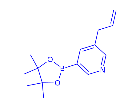 Pyridine, 3-(2-propenyl)-5-(4,4,5,5-tetramethyl-1,3,2-dioxaborolan-2-yl)-