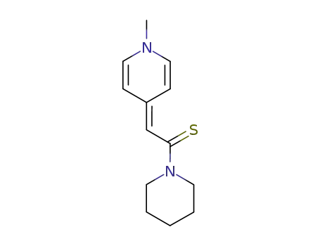 Molecular Structure of 856852-28-3 (Pyridine,  1,4-dihydro-1-methyl-4-[(piperidinothiocarbonyl)methylene]-  (5CI))