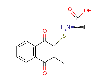 <i>S</i>-(3-methyl-1,4-dioxo-1,4-dihydro-[2]naphthyl)-L-cysteine