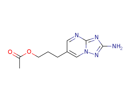 85599-38-8,3-(2-AMINO[1,2,4]TRIAZOLO[1,5-A]PYRIMIDIN-6-YL)PROPYL ACETATE,[1,2,4]Triazolo[1,5-a]pyrimidine-6-propanol,2-amino-, acetate (ester) (9CI)