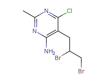 85826-38-6,6-chloro-5-(2,3-dibromopropyl)-2-methylpyrimidin-4-amine,