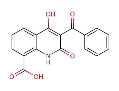 90182-01-7,2-hydroxy-4-oxo-3-(phenylcarbonyl)-1,4-dihydroquinoline-8-carboxylic acid,