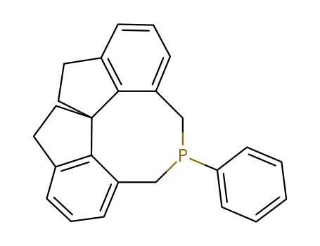 Molecular Structure of 885701-78-0 (4H-Diindeno[7,1-cd:1',7'-ef]phosphocin,5,6,10,11,12,13-hexahydro-5-phenyl-, (11aS)- (9CI))