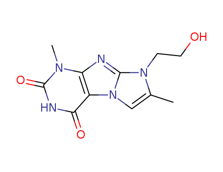 85592-14-9,8-(2-hydroxyethyl)-1,7-dimethyl-1H-imidazo[2,1-f]purine-2,4(3H,8H)-dione,