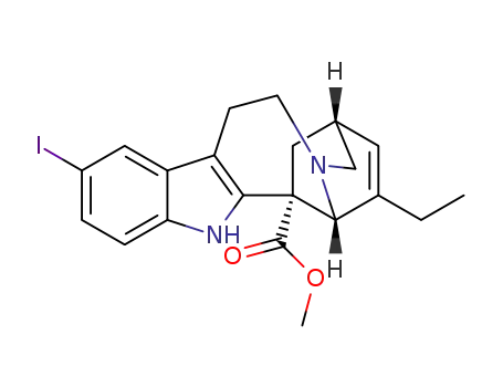 Molecular Structure of 90012-96-7 (10-iodocatharanthine)