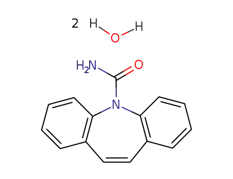Molecular Structure of 85756-57-6 (5H-dibenzo[b,f]azepine-5-carboxamide dihydrate)