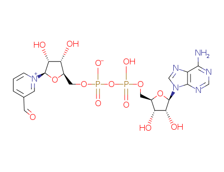 Adenosine5'-(trihydrogen diphosphate), P'?5'-ester with 3-formyl-1-b-D-ribofuranosylpyridinium, inner salt cas  86-07-7
