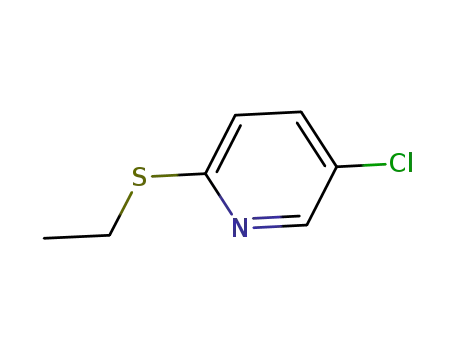 Molecular Structure of 102645-38-5 (5-Chloro-2-ethylthiopyridine)