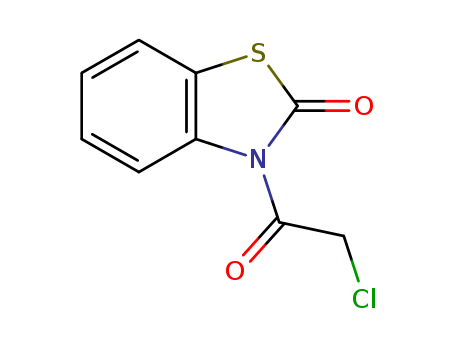 2(3H)-Benzothiazolone, 3-(chloroacetyl)- (9CI)