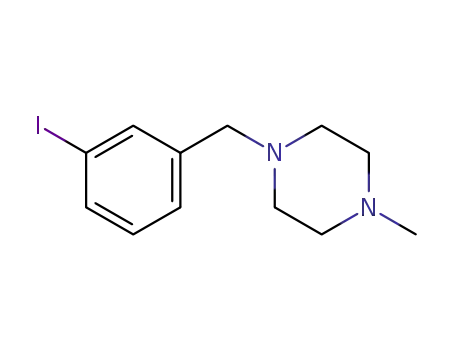 Molecular Structure of 859850-89-8 (1-(3-IODOBENZYL)-4-METHYLPIPERAZINE)