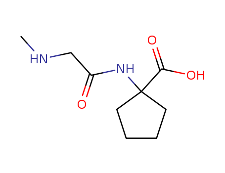 Cyclopentanecarboxylicacid, 1-[[2-(methylamino)acetyl]amino]-