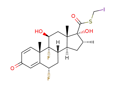 S-iodomethyl 6α,9α-difluoro-11β,17α-dihydroxy-16α-methyl-3-oxoandrosta-1,4-diene-17β-carbothioate